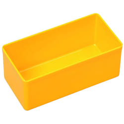 Allit EuroPlus Insert 45/2 Boîte de rangement Rectangulaire Polystyrol Jaune