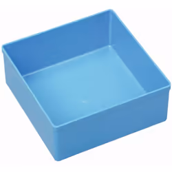 Allit EuroPlus Insert 45/3, Panier de rangement, Bleu, Carré, Polystyrène, Monochromatique, Intérieure