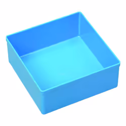 Allit EuroPlus Insert 45/3 Panier de rangement Carré Polystyrène Bleu