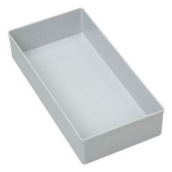 Allit EuroPlus Insert 45/5 Panier de rangement Rectangulaire Polystyrène Gris