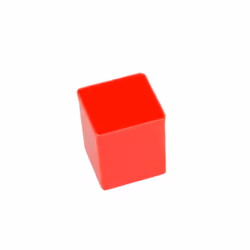 Allit EuroPlus Insert 63/1, Panier de rangement, Rouge, Carré, Polystyrène, Monochromatique, Intérieure
