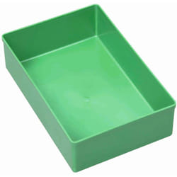 Allit EuroPlus Insert 63/4 Panier de rangement Rectangulaire Polystyrène Vert