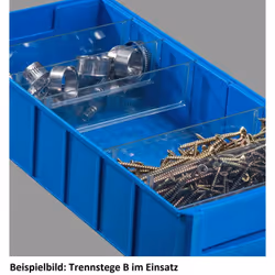 Séparations compatible avec profi plus Shelf Box Divider B Installation facile Maintien stable grâce aux rainures de guidage  ...