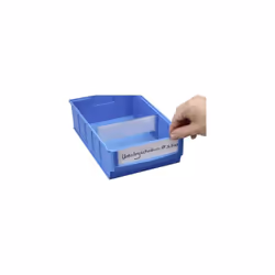 Compatible avec les étiquettes Profi Plus Shelf Box B.20 et 20 vitres de film dans la dimension nette appropriée (150 x 41 mm ...