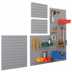 Plaque de support mural - allit - ProfiPlus Endless 54 - Gris - Petit meuble complément