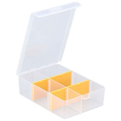 Allit EuroPlus Basic 11/2-4 Boîte de rangement Rectangulaire Polypropylène (PP) Transparent, Jaune