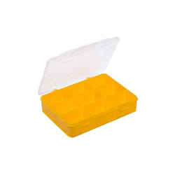 Europlus basic 18/9, 9 compartiments, pp, stable, jaune boîte d'assortiment schnappversc hlüsse Allit 457195
