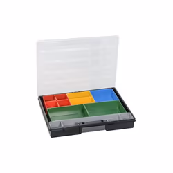 Allit - boîte d'assortiment, euro plus flex 3710, noir, pp, 10 sans inserts