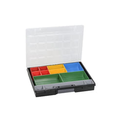 Allit - boîte d'assortiment, euro plus flex 3710, noir, pp, 10 sans inserts