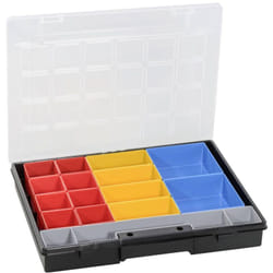 Allit - EuroPlus Flex 37-17, schwarz Coffret de rangement (l x l x h) 370 x 295 x 55 mm Nombre de compartiments: 17 couve