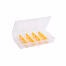 Dim. 29 x 18.5 x 4.6 cm En plastique Compartimentage fixe, partielle avec 12 séparateurs mobiles Fermetures par encliquetage  ...