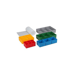 Tiroirs lot de 1, rouge/jaune/bleu/vert/gris, 457370 - Allit