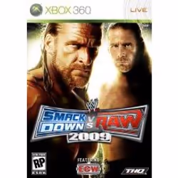 THQ WWE SmackDown vs. Raw 2009, Xbox 360, T (Teen)