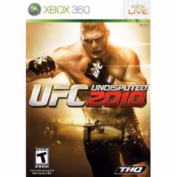 THQ UFC 2010 Undisputed, Xbox 360, T (Teen)