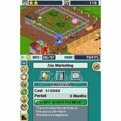 THQ Fairpay - Zoo Tycoon 2 (DS) Allemand Nintendo DS