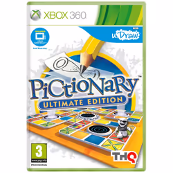 THQ Pictionary Ultimate Edition Xbox 360, Xbox 360, Tout le monde, Support physique