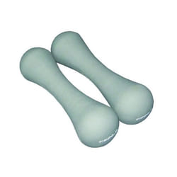Haltères en Néoprene gris 2x2kg 66311