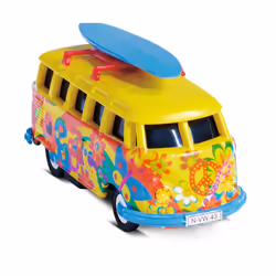 Carson VW T1 Bus Flower Power modèle radiocommandé Moteur électrique 1:87