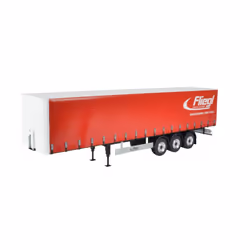 Carson 500907235, Modèle de camion/remorque, Acier, Noir, Rouge, Blanc