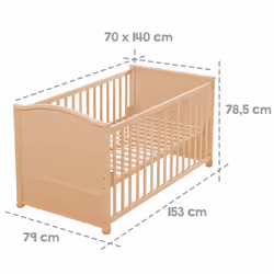 roba 0391B Lit pour bébé