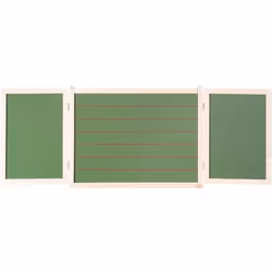 Tableau Enfant - Triptyque - Double Face Magnétique et Craie - ROBA