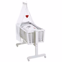 roba 8950WS148, Lit bébé, Garçon/Fille, Panneaux MDF, Bois, Blanc