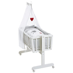 roba 8950WS148 Lit pour bébé Lit bébé Panneaux MDF, Bois Blanc