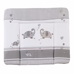 roba 0817S145, Plat, Coton, Polyester, Gris, Blanc