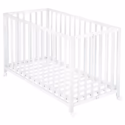 roba Fold Up, Lit bébé, 40 kg, Garçon/Fille, Bois d'hêtre, Blanc, Pliable