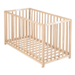 roba Fold Up Lit bébé Bois d'hêtre Bois