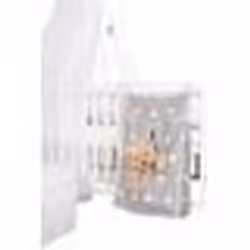 ROBA Organisateur de Lit Bébé en Tissu Little Stars - Rangement pour Couches et Jouets