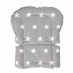 roba 318060F190, Coussin assise et dossier, Toison, Chaise, Pellicule, Gris, Blanc, Motif