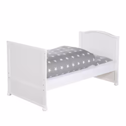 roba Little Stars Lit bébé Coton, Polyester, Bois Blanc
