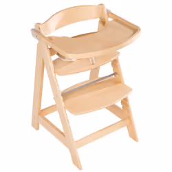 roba Sit up Fun Chaise haute traditionnelle Siège rigide Bois