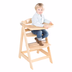 roba Sit up Fun Chaise haute traditionnelle Siège rigide Bois - Vue supplémentaire 7