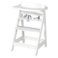 roba Sit Up Fun Chaise haute traditionnelle Siège rigide Blanc