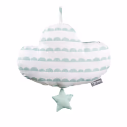 roba Happy Cloud, Couleur menthe, Taupe, 270 mm, 190 mm, 50 mm, 230 g