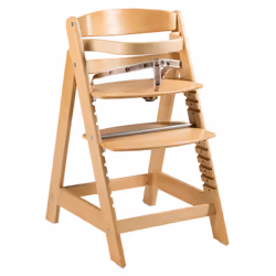 roba Sit up Click Chaise haute traditionnelle Siège rigide Bois