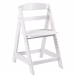 roba Sit Up Click Chaise haute traditionnelle Siège rigide Blanc