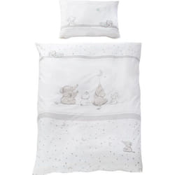 ROBA Parure de lit Bébé Sternenzauber  - Housse de Couette 100x135 cm + Taie 40x60 cm