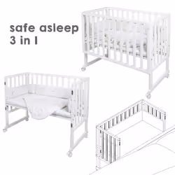 roba 8960WE-50V209 Lit pour bébé Lit bébé