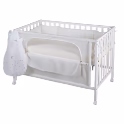 roba 16600-51WEV209, Lit bébé, Garçon/Fille, Bois, Blanc