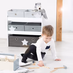 roba Stars Gris, Blanc