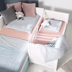 roba Beistellbett Universal 60x120cm Lit bébé Contre-plaqué Blanc