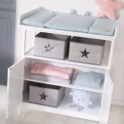 roba 'Hamburg' table à langer Panneau de fibre haute densité (HDF), Plastique, Bois Blanc - Vue supplémentaire 4