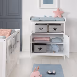 roba 'Hamburg' table à langer Panneau de fibre haute densité (HDF), Plastique, Bois Blanc - Vue supplémentaire 5