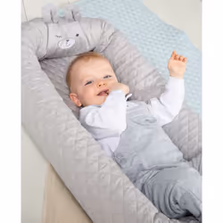 roba 307100V230 lit pliant pour bébé Gris