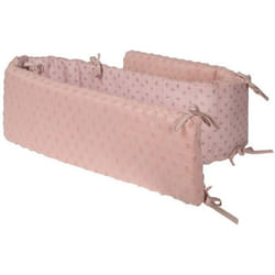 Tour de Lit Bébé ROBA Lil Planet Certifié GOTS - 170x16 cm - Rose