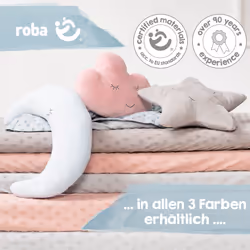 roba style Oreiller pour bébé Gris