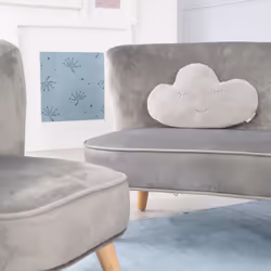 roba style Oreiller pour bébé Gris